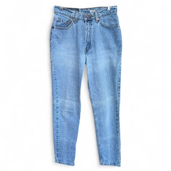 Light blue vintage Levi's 512 slim fit tapered leg jeans size 9M - Picture 1 of 7